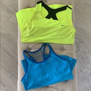 2 Nike dry fit tank tops